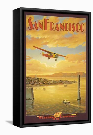 Western Air Express, San Francisco, California-Kerne Erickson-Framed Premier Image Canvas