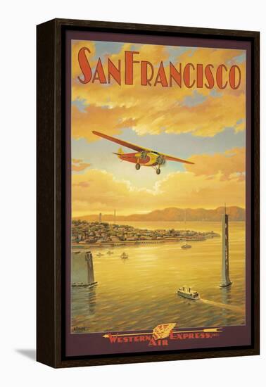 Western Air Express, San Francisco, California-Kerne Erickson-Framed Premier Image Canvas