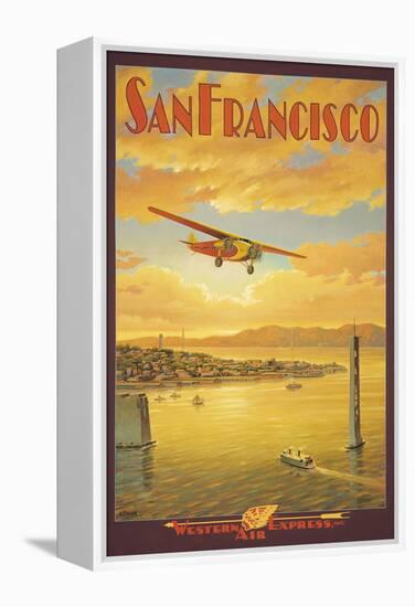 Western Air Express, San Francisco, California-Kerne Erickson-Framed Premier Image Canvas