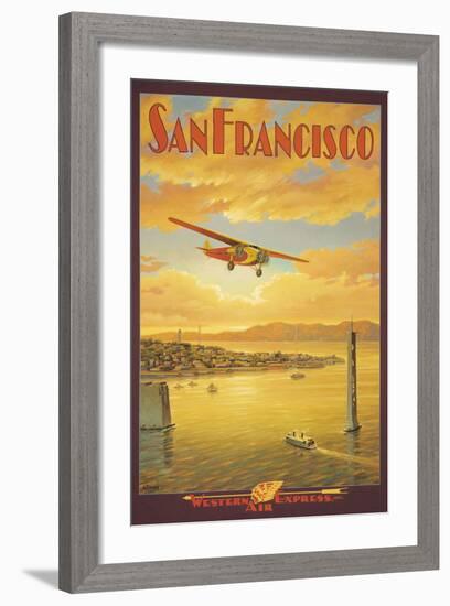 Western Air Express, San Francisco, California-Kerne Erickson-Framed Giclee Print