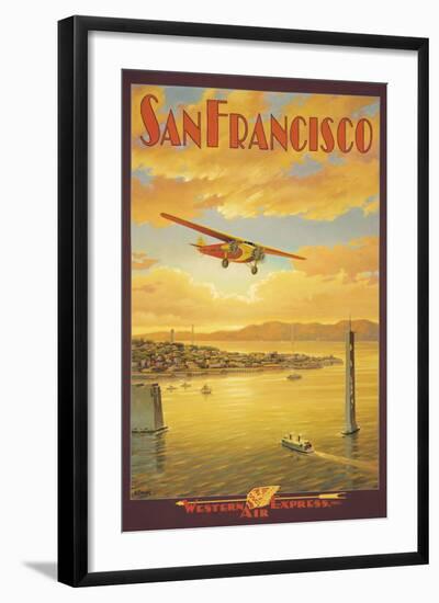 Western Air Express, San Francisco, California-Kerne Erickson-Framed Giclee Print