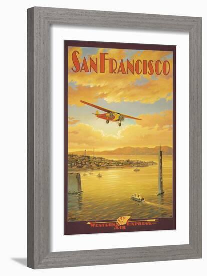 Western Air Express, San Francisco, California-Kerne Erickson-Framed Giclee Print