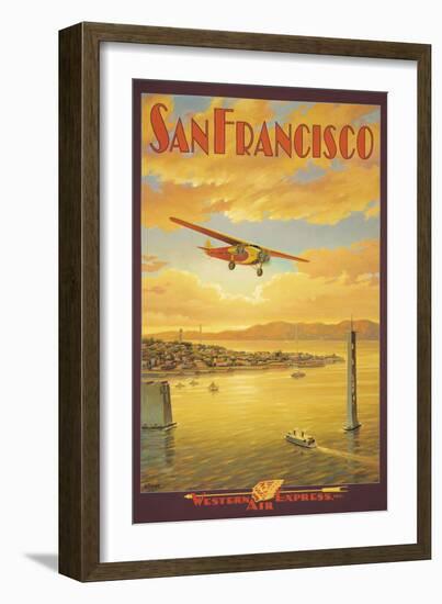 Western Air Express, San Francisco, California-Kerne Erickson-Framed Giclee Print