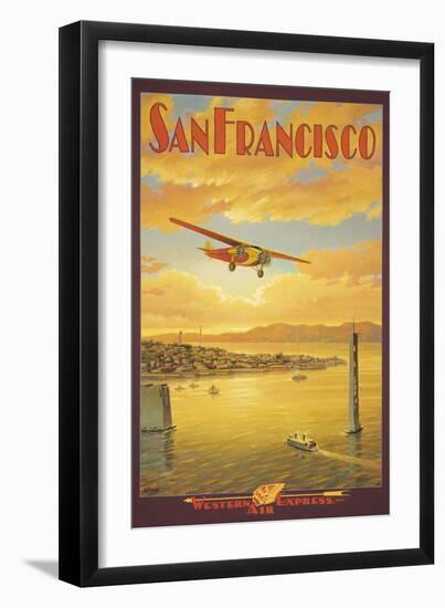 Western Air Express, San Francisco, California-Kerne Erickson-Framed Giclee Print