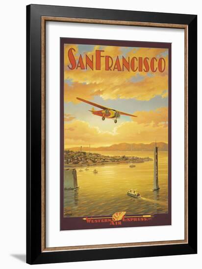 Western Air Express, San Francisco, California-Kerne Erickson-Framed Giclee Print