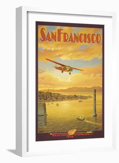 Western Air Express, San Francisco, California-Kerne Erickson-Framed Giclee Print