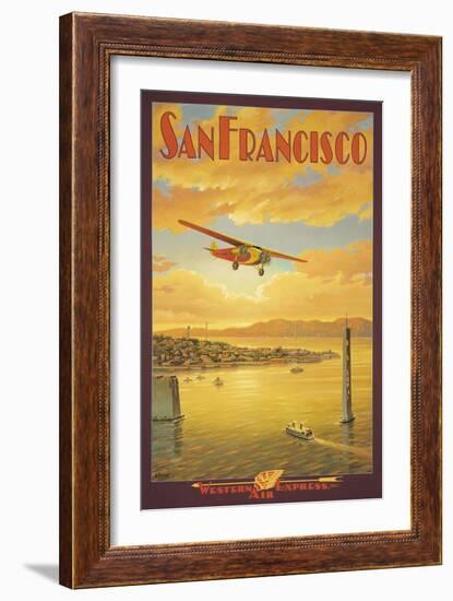 Western Air Express, San Francisco, California-Kerne Erickson-Framed Art Print