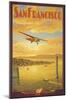 Western Air Express, San Francisco, California-Kerne Erickson-Mounted Art Print