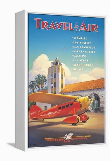 Western Air Express-Kerne Erickson-Framed Stretched Canvas