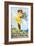 Western Australia, Flower Girl c.1936-Percy Trompf-Framed Art Print