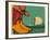Western Background With Cowboy Shoes And Desert Landscape On Old Paper-GeraKTV-Framed Premium Giclee Print