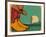 Western Background With Cowboy Shoes And Desert Landscape On Old Paper-GeraKTV-Framed Art Print