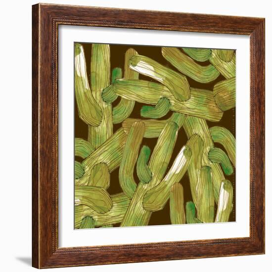 Western Cactus-Robbin Rawlings-Framed Art Print