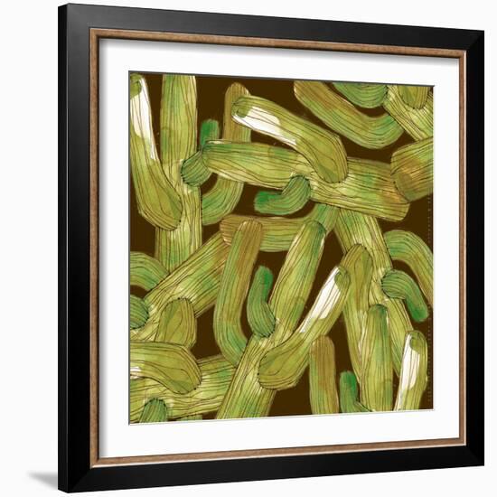 Western Cactus-Robbin Rawlings-Framed Art Print