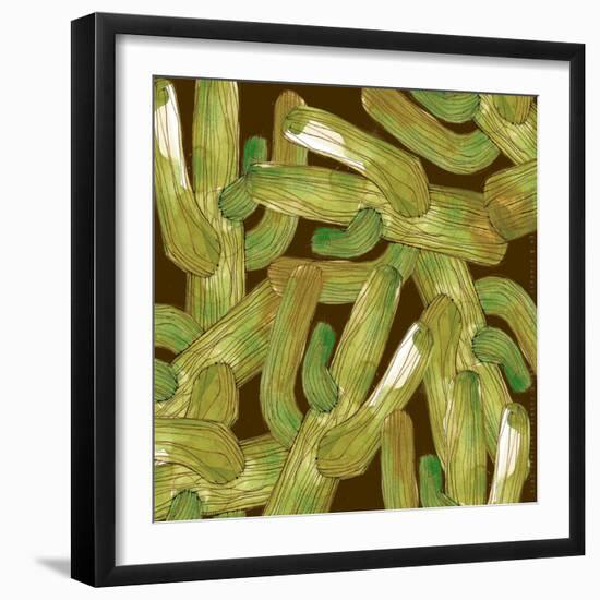 Western Cactus-Robbin Rawlings-Framed Art Print