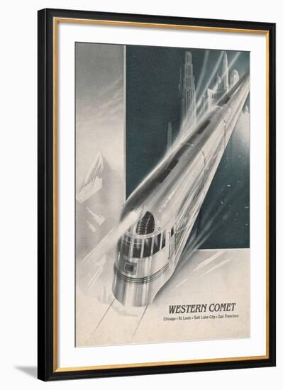 Western Comet-The Vintage Collection-Framed Giclee Print