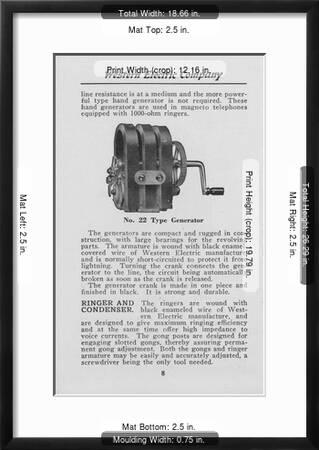 Western Electric Company S Model Number 22 Type Hand Generator For A Telephone Giclee Print Art Com