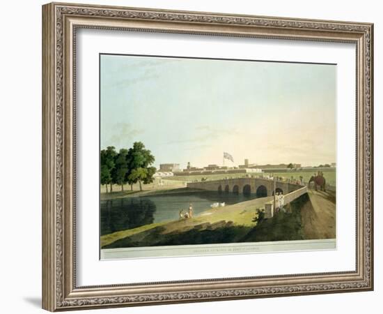 Western Entrance of Fort St. George, Madras-Thomas Daniell-Framed Giclee Print