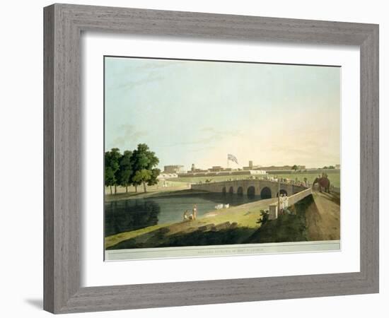 Western Entrance of Fort St. George, Madras-Thomas Daniell-Framed Giclee Print