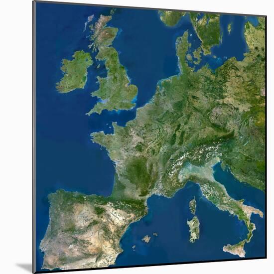 Western Europe-PLANETOBSERVER-Mounted Premium Photographic Print