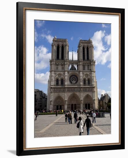 Western Facade, Notre Dame, UNESCO World Heritage Site, Paris, France, Europe-Carlo Morucchio-Framed Photographic Print