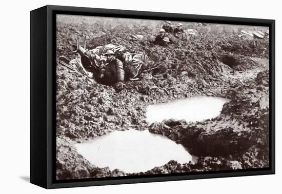 Western Front During the Great War-English Photographer-Framed Premier Image Canvas