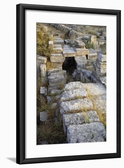 Western Gate in the City Wall, Eretria, Greece, 5th-2nd Century BC-null-Framed Giclee Print