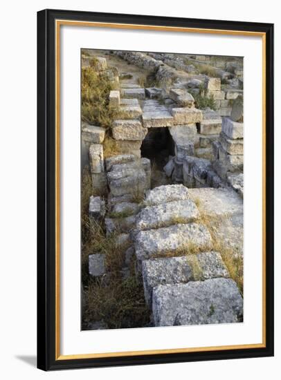 Western Gate in the City Wall, Eretria, Greece, 5th-2nd Century BC-null-Framed Giclee Print