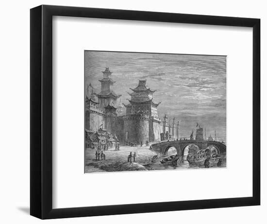 'Western Gate, Pekin', c1880-Unknown-Framed Giclee Print