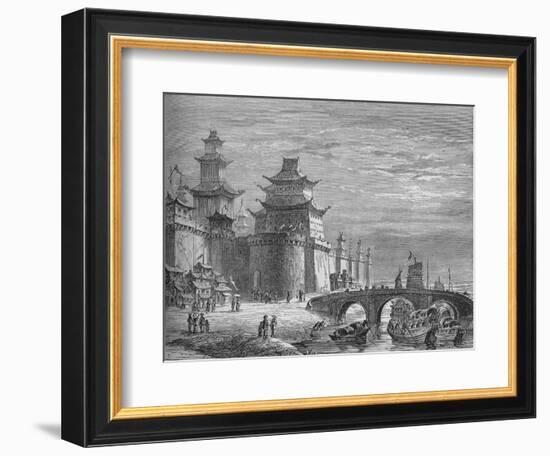 'Western Gate, Pekin', c1880-Unknown-Framed Giclee Print