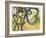 Western Green Mamba or Hallowell's Green Mamba (Dendroaspis Viridis), Elapidae-null-Framed Giclee Print