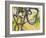 Western Green Mamba or Hallowell's Green Mamba (Dendroaspis Viridis), Elapidae-null-Framed Giclee Print