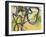 Western Green Mamba or Hallowell's Green Mamba (Dendroaspis Viridis), Elapidae-null-Framed Giclee Print