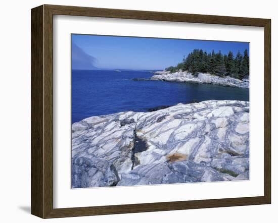 Western Head Trail, Penobscot Bay, Isle Au Haut, Maine, USA-Jerry & Marcy Monkman-Framed Photographic Print