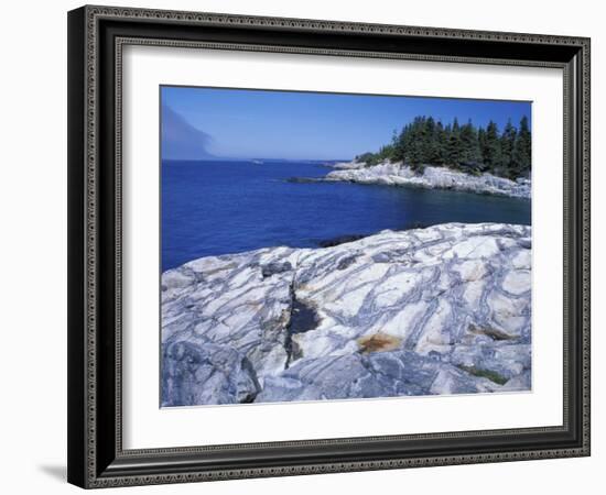 Western Head Trail, Penobscot Bay, Isle Au Haut, Maine, USA-Jerry & Marcy Monkman-Framed Photographic Print