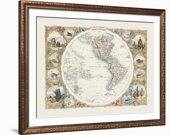 Western Hemisphere-John Tallis-Framed Premium Giclee Print