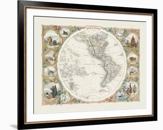 Western Hemisphere-John Tallis-Framed Premium Giclee Print