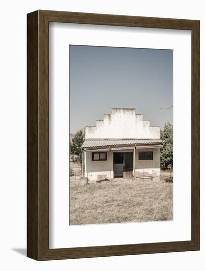 Western Hide-Shot by Clint-Framed Photographic Print