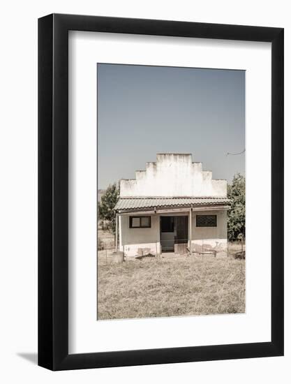 Western Hide-Shot by Clint-Framed Photographic Print