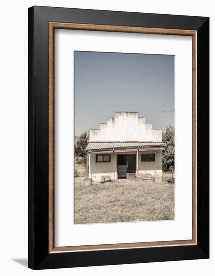 Western Hide-Shot by Clint-Framed Photographic Print