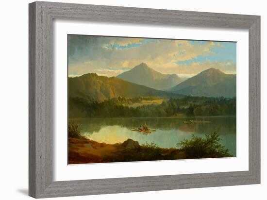 Western Landscape, 1847-49 (Oil on Canvas)-John Mix Stanley-Framed Giclee Print