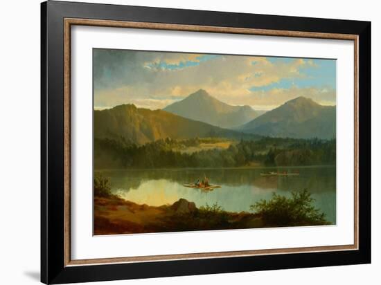 Western Landscape, 1847-49 (Oil on Canvas)-John Mix Stanley-Framed Giclee Print