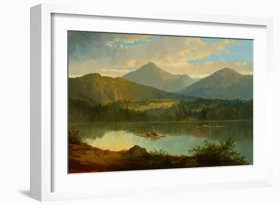 Western Landscape, 1847-49 (Oil on Canvas)-John Mix Stanley-Framed Giclee Print