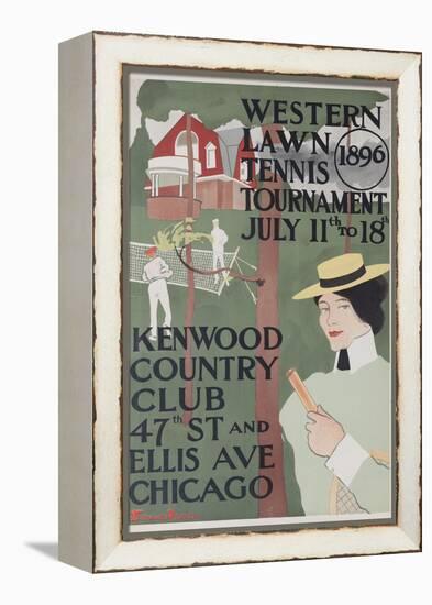 Western Lawn Tennis Tournament Kenwood Country Club Poster-null-Framed Premier Image Canvas