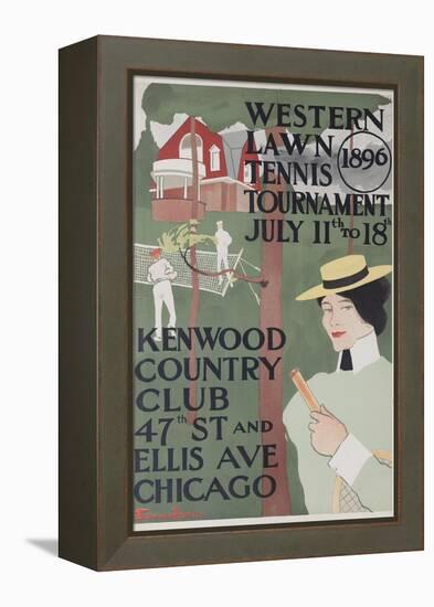 Western Lawn Tennis Tournament Kenwood Country Club Poster-null-Framed Premier Image Canvas