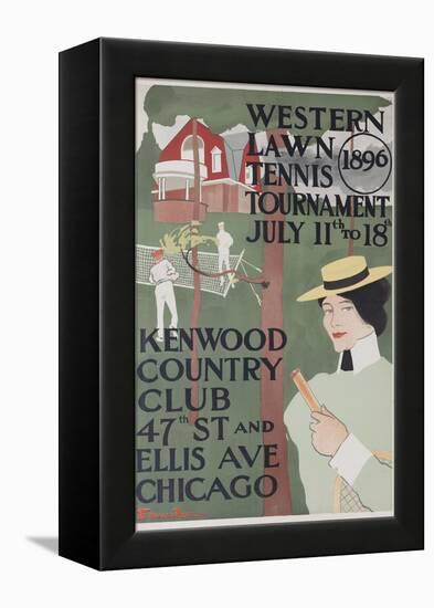 Western Lawn Tennis Tournament Kenwood Country Club Poster-null-Framed Premier Image Canvas