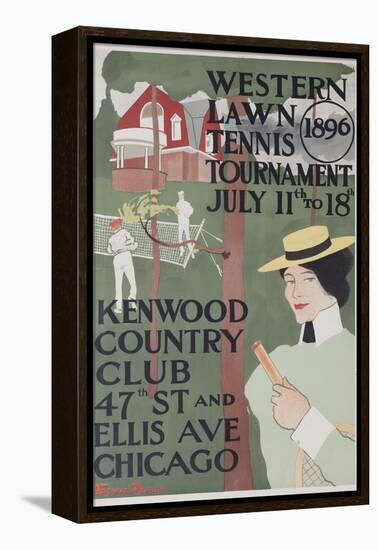 Western Lawn Tennis Tournament Kenwood Country Club Poster-null-Framed Premier Image Canvas