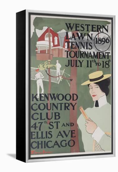 Western Lawn Tennis Tournament Kenwood Country Club Poster-null-Framed Premier Image Canvas