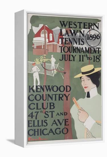 Western Lawn Tennis Tournament Kenwood Country Club Poster-null-Framed Premier Image Canvas