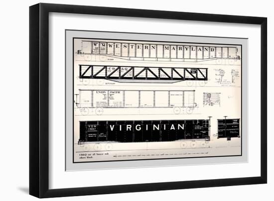 Western Maryland, Virginian-null-Framed Art Print